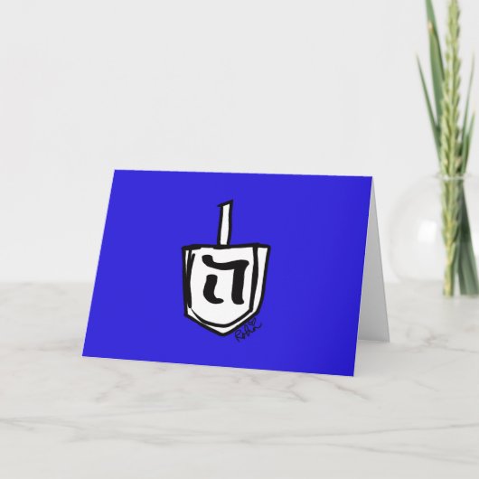 Carte Dreidel (Devant)