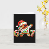 Carte Dressage Funny Gingerbread Six Seven 67 Crème Glac (Fleur jaune)