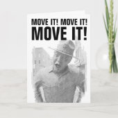 CARTE DRILL SERGEANT PENCIL SKETCH FUNNY BANTHDAN CARD (Devant)