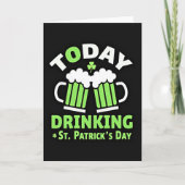 Carte Drinking St Patricks Day Card (Devant)