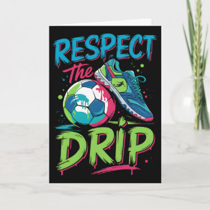 Carte Drip de foot Crème glacée fondante Respectez le ga