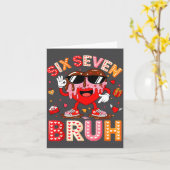 Carte Drip Heart 67 Saint-Valentin Bruh Six Sept Mème 6  (Fleur jaune)