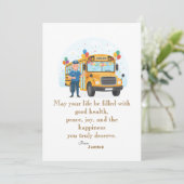 Carte Driver's birthday (Debout devant)