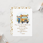 Carte Driver's birthday (Devant/Arrière en situation)