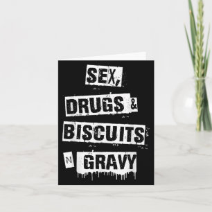 Carte Drogues Biscuits Et Sauce Drôle De Citation Adulte