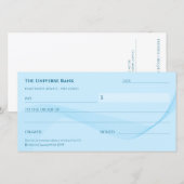 Carte Droit d'attraction Bleu vierge Contrôle d'abondanc (Devant / Derrière)