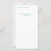 Carte Droit d'attraction Bleu vierge Contrôle d'abondanc (Dos)