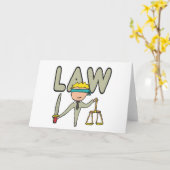 Carte Droit des avocats (Fleur jaune)