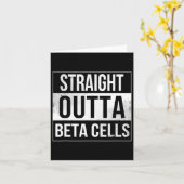 Carte Droit devant Beta Cellules Sensibilisation au diab (Fleur jaune)