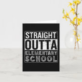 Carte Droit devant l'école primaire Funny Class Gradu (Fleur jaune)