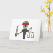 Carte Droit et justice (Fleur jaune)