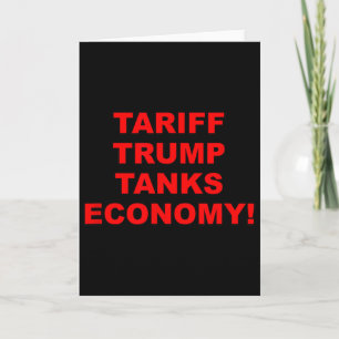 Carte Droits de douane Trump ruine l'économie