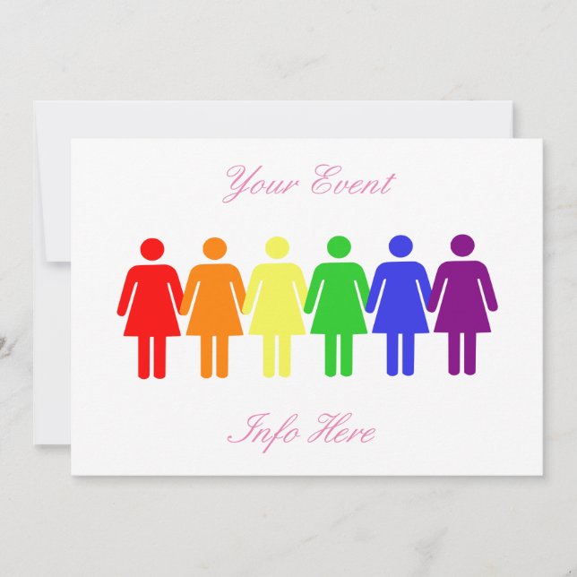 Carte droits des femmes LGBTQIA (Devant)
