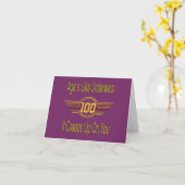 Carte Drôle 100e anniversaire Cadeaux - L'âge est comme  (Fleur jaune)