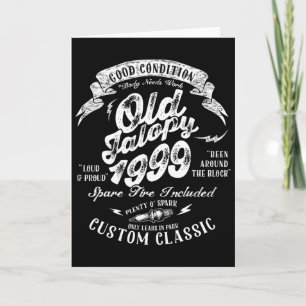 Carte Drôle 1999 Vieille Jalopy 250e Anniversaire Tee Cl