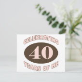 Carte Drôle 40e anniversaire cadeaux (Debout devant)