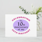 Carte Drôle 40e anniversaire Gag Dons (Debout devant)