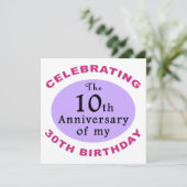 Carte Drôle 40e anniversaire Gag Dons (Debout devant)