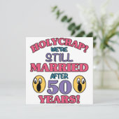 Carte Drôle 50e Anniversaire de Mariage (Debout devant)