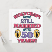 Carte Drôle 50e Anniversaire de Mariage (Devant/Arrière en situation)