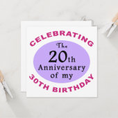 Carte Drôle 50e anniversaire Gag Cadeaux (Devant/Arrière en situation)