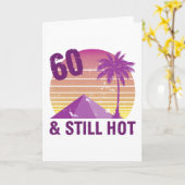 Carte Drôle 60e Anniversaire Hot (Fleur jaune)