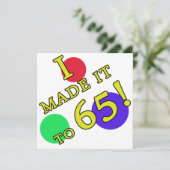 Carte Drôle 65e anniversaire Gag Dons (Debout devant)