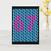 Carte Drôle 67 Caché 6 7 Mème Collège 6 7 Drôle 6 (Fleur jaune)