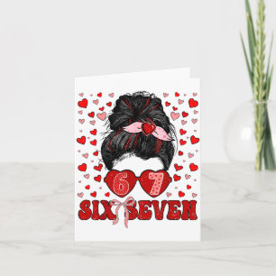 Carte Drôle 67 Meme Chignon Désordonné Saint-Valentin Si