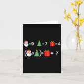 Carte Drôle 67 Mème Noël Prof de Maths Santa Six Sev (Fleur jaune)