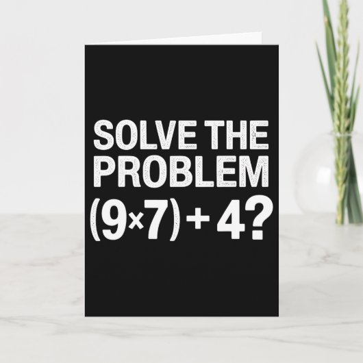 Carte Drôle 67 Mème Pemdas Prof de maths Brainrot Élémen (Devant)