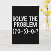 Carte Drôle 67 Mème Pemdas Prof de Maths Élémentaire Cer (Fleur jaune)