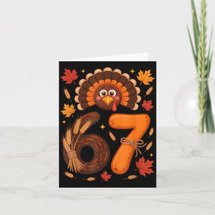 Carte Drôle 67 Mème Thanksgiving Jour de la dinde d'auto