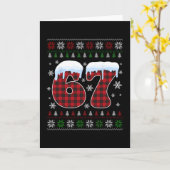 Carte Drôle 67 Six Sept Mème Brainrot Cringe Noël (Fleur jaune)