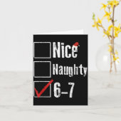Carte Drôle 6-7 Mème Sympa Coquin 67 Noël Pourriture Cér (Fleur jaune)