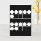 Carte Drôle 6 7 Nombre Enseignants Élèves Six Sept Mème  (Fleur jaune)