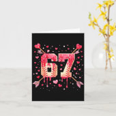 Carte Drôle 6 7 Numéro de flèche de baseball qui fond Dr (Fleur jaune)
