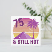 Carte Drôle 75e Anniversaire Hot (Debout devant)