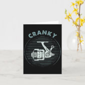 Carte Drôle Aiguille De Pêche Pour Hommes Cranky (Fleur jaune)