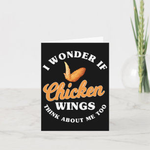 Carte Drôle Ailes De Poulet Dit Hot Wing Fast Food
