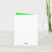 Carte Drôle Alien Sci-Fi Cartoon Art Extraterrestre (Dos)