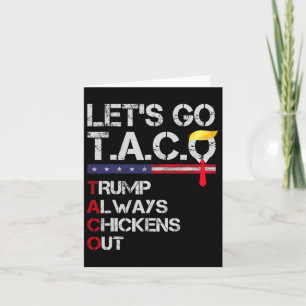 Carte Drôle Allons-y Taco 19