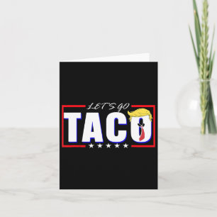 Carte Drôle Allons-y Taco 36
