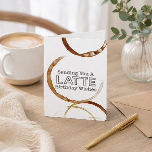 Carte Drôle Amateur De Café Dernière Voeux
