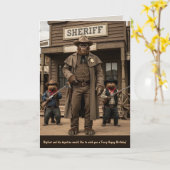 Carte Drôle Anniversaire de Bigfoot (Fleur jaune)