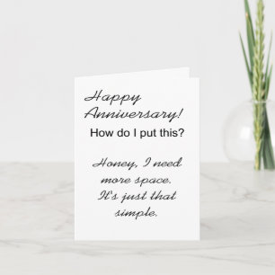 Carte drôle anniversaire de mariage du mari