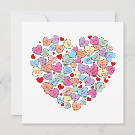 Carte Drôle Anti Saint-Valentin (Devant)