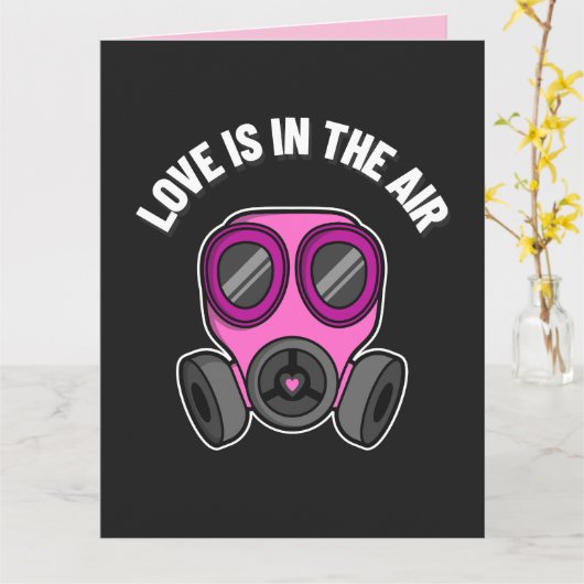 Carte drôle anti-Saint-Valentin (Fleur jaune)