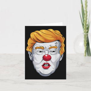 Carte Drôle anti-Trump Clown 2024 Élection Halloween