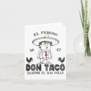 Carte Drôle Anti Trump Taco Don Taco Pas Si Subtil Polit